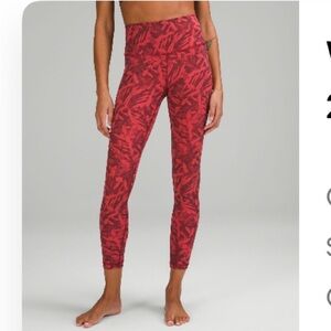 LULULEMON wunder under high-rise tight 25”  luxtreme